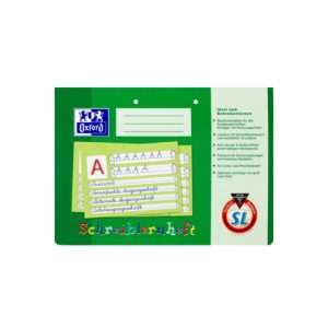 Anfängerheft Oxford A4, Lineatur SL, 90g, 16Bl, quer