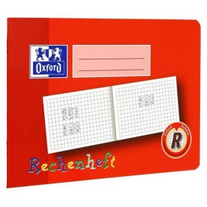 Anfängerheft, Zahlen Rechenheft Oxford A5, Lineatur R, 90g, 16Bl, quer