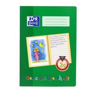 Geschichtenheft Oxford A4, Lineatur 2G, 90g, 16Bl