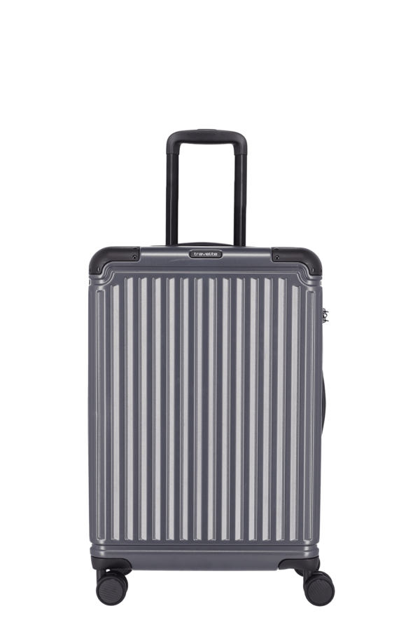 Travelite Cruise Trolley M, Hartschale, anthrazit 4 Rollen, 72648-04