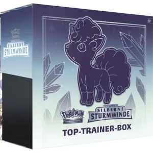 Pokémon Top Trainer Box Schwert&Schild 12, Silberne Sturmwinde, (DEU,NEU,OVP)
