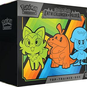 Pokémon Top Trainer Box K&P, Entwicklungen in Paldea, 185-45592, (DEU,NEU,OVP)