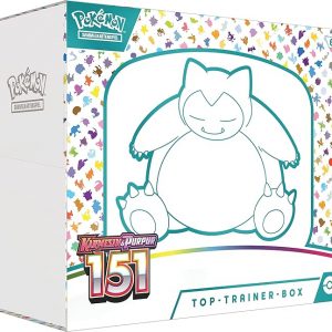 Pokémon Top Trainer Box Karmesin & Purpur 151, 290-45556, (DEU,NEU,OVP)