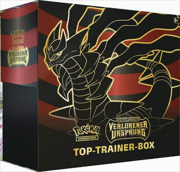 Pokémon Top Trainer Box Schwert&Schild 11, Verlorener Ursprung, 182-45391 (DEU,NEU,OVP)