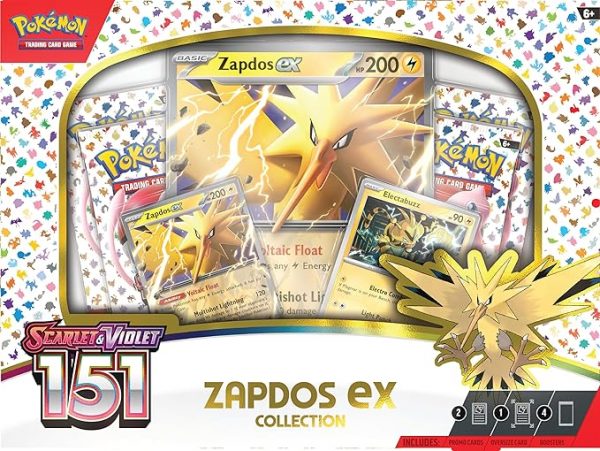 Pokémon Karmesin & Purpur 151, Zapdos-Ex Kollektion DE 290-45570, Neu&OVP