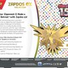 Pokémon Karmesin & Purpur 151, Zapdos-Ex Kollektion DE 290-45570, Neu&OVP – Bild 3