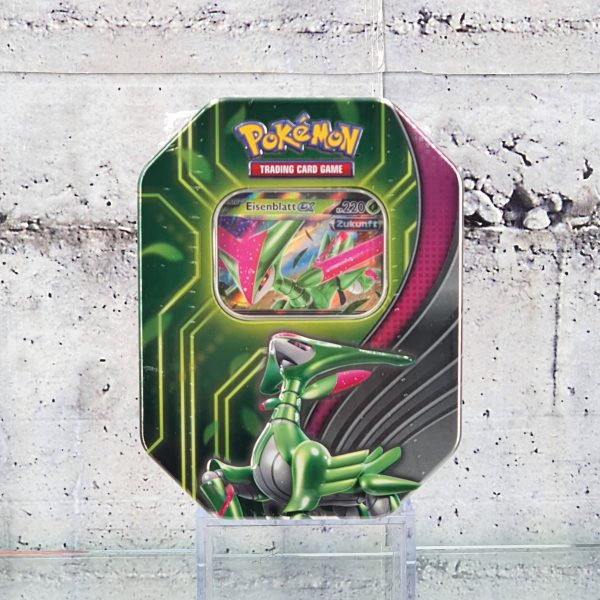 Pokémon Tin Box 210-45871 Eisenblatt-ex 113 (DE,NEU,OVP)
