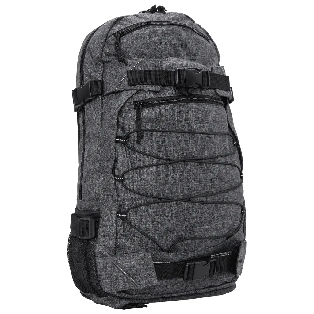 Rucksack Forvert Melange Laptop Louis, black Melange