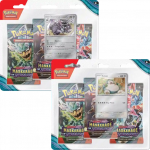 Pokemon 3-er Booster a10Ka., Maskerade im Zwielicht, 189-45881, (DE,Neu,OVP)