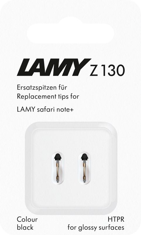 Lamy Stylus Pen Z130 safari note+ for digital writing Ersatzspitzen black 2St.