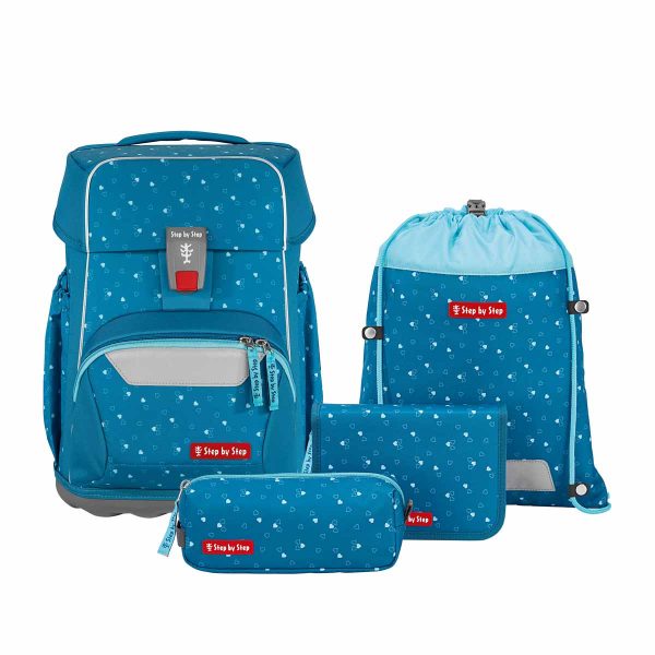 Step by Step Basis Blue Hearts 2026, Ranzenset 4-teilig, 227100