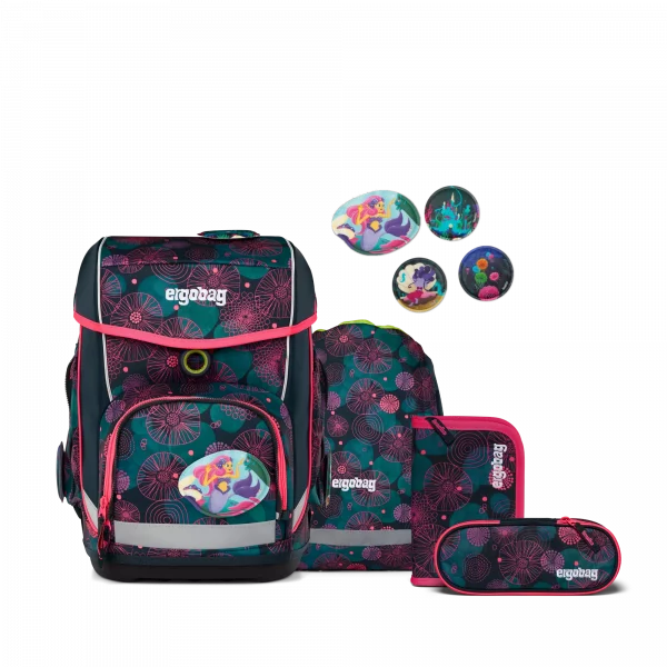 ergobag Cubo  KorallBär (2025), Set 5-tlg, 01212-90198-10