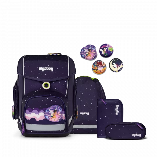 ergobag Cubo  SternguckBär Reflex Glow, Set 5-tlg, 01212-90358-10