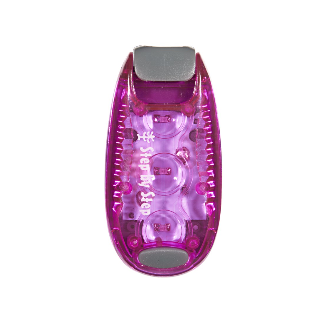 Step by Step LED Sicherheits-Klemmleuchte pink