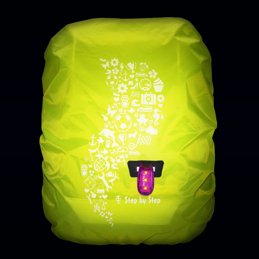 Step by Step LED Sicherheits-Klemmleuchte pink – Bild 3