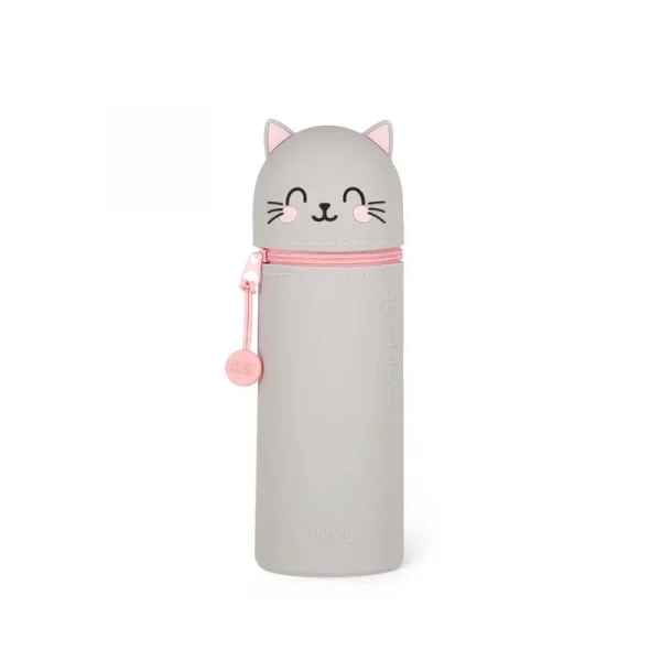 Legami Federmäppchen Kawaii Silikon Kitty