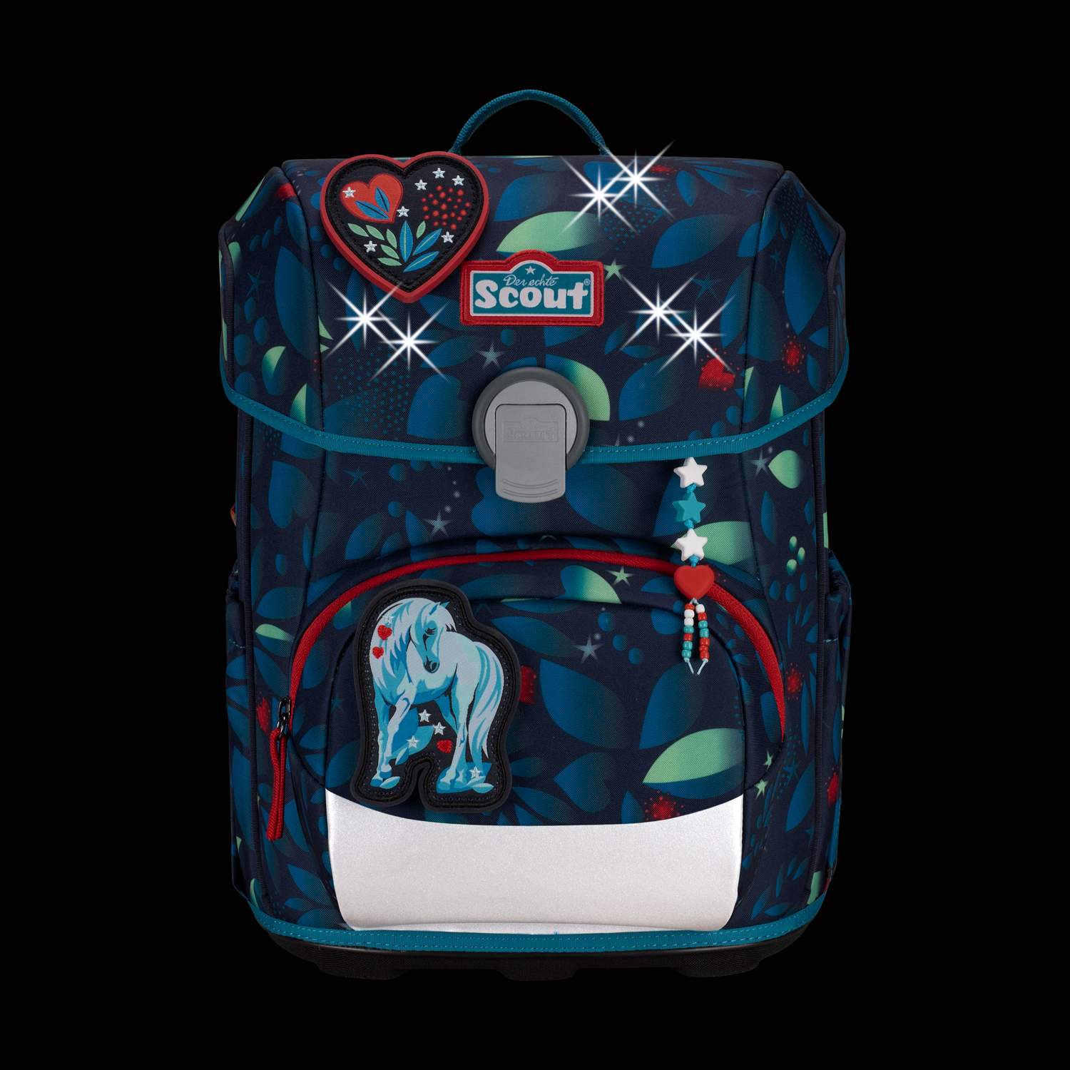 Scout Ranzen Neo Set LED White Unicorn, 75460406900, 4-tlg. – Bild 5