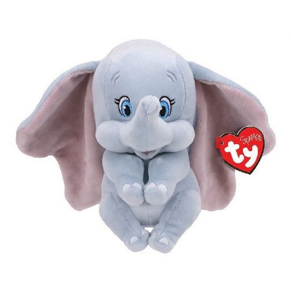 Plüsch Ty Dumbo Elephant 24cm helblau/grau