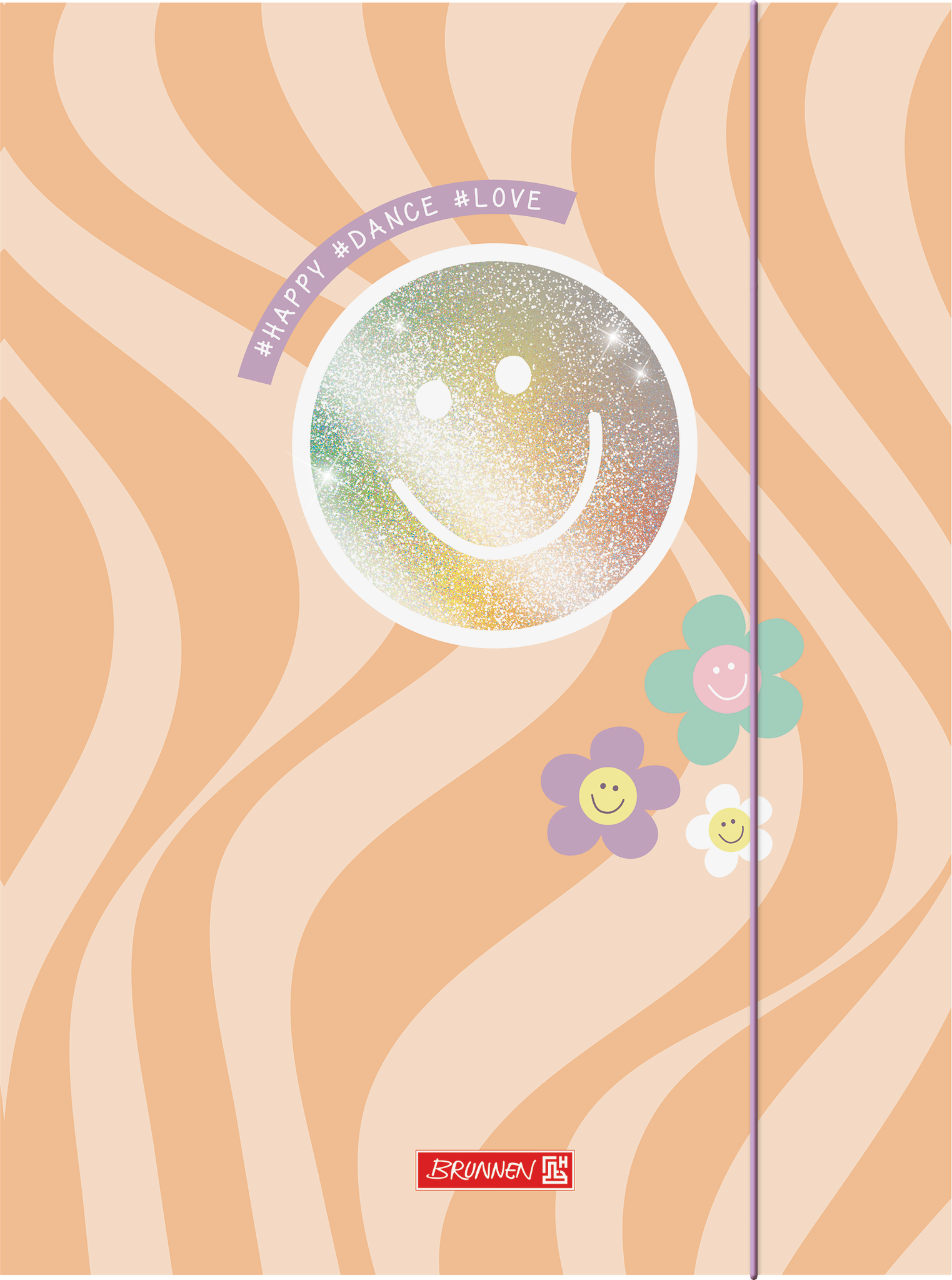 Sammelmappe A3 Brunnen Happy Hippie Karton