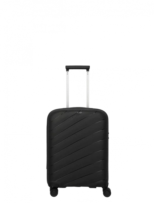Travelite BURANO Trolley S Hartschale 4R schwarz, 077347-01