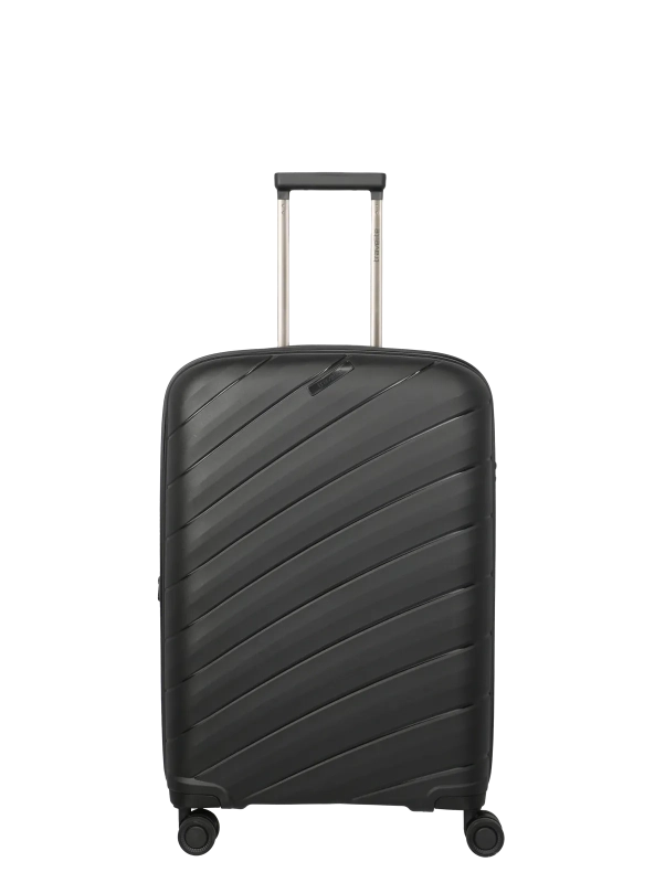 Travelite BURANO Trolley M Hartschale 4R schwarz, 077348-01
