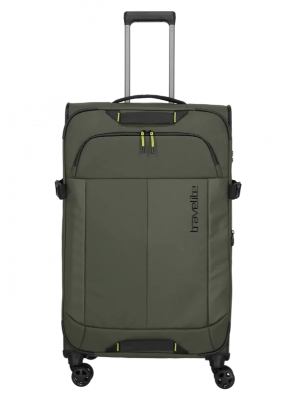 Travelite Briize Trolley L Weichgepäck 4R khaki, 091049-86