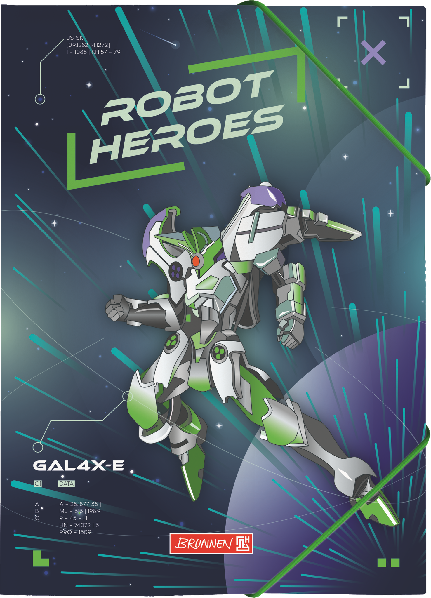 Sammelmappe A4 Brunnen Robot Hero PP