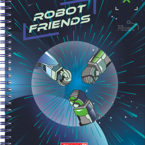 Freundebuch Brunnen Robot Hero