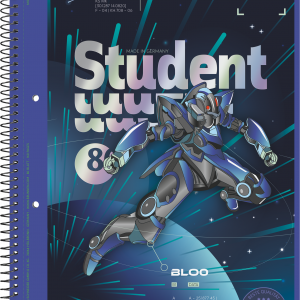 Collegeblock A4 27 Brunnen Robot Hero 90g lin/Rand 80Bl