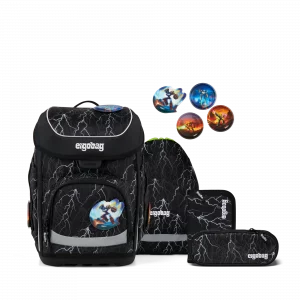 ergobag Cubo  Super ReflektBär 2026, Set 5-tlg,  01510-900z6-10