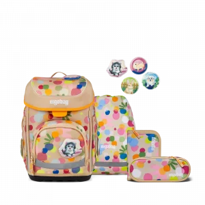 ergobag Cubo  Flower PowBär 2026, Set 5-tlg,  01510-90353-10
