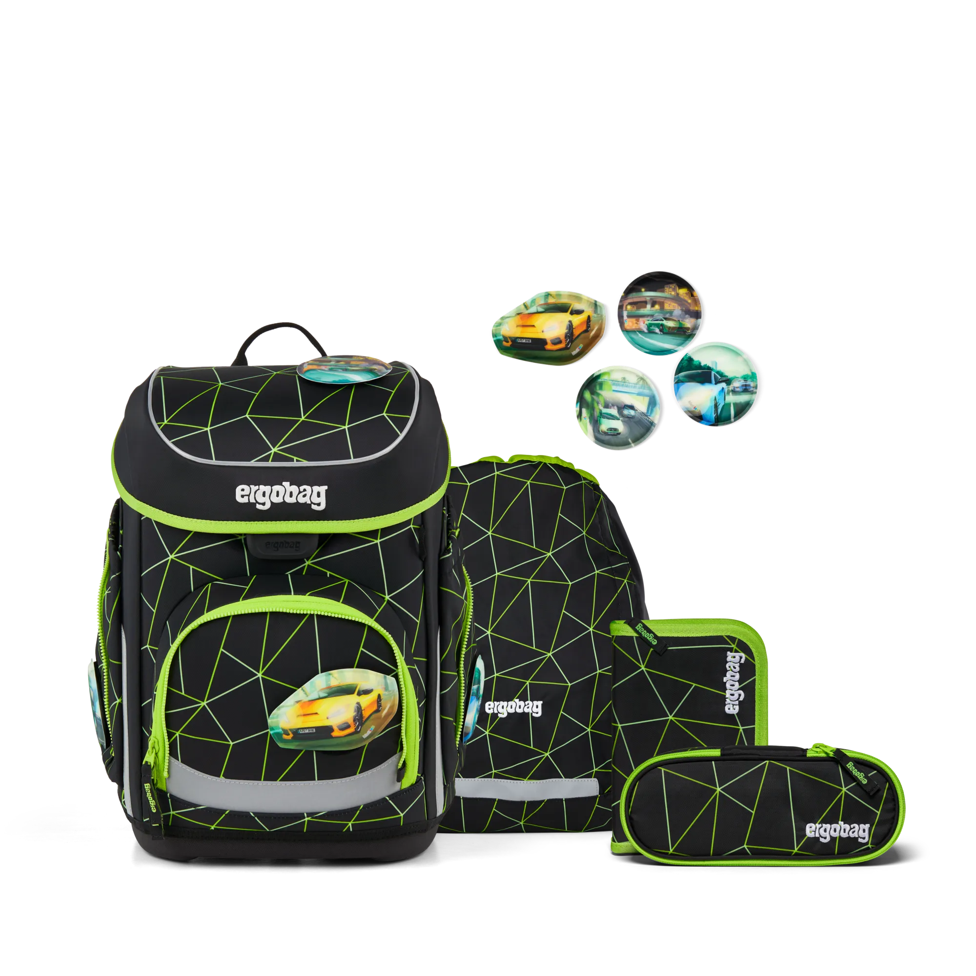 ergobag Cubo CyBär Race 2026, Set 5-tlg, 01510-90357-10