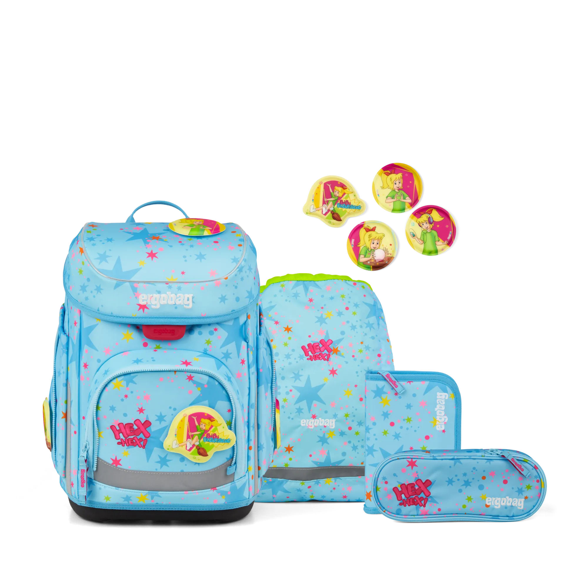 ergobag Cubo Bärhext 2026, Set 5-tlg, 01524-90405-10