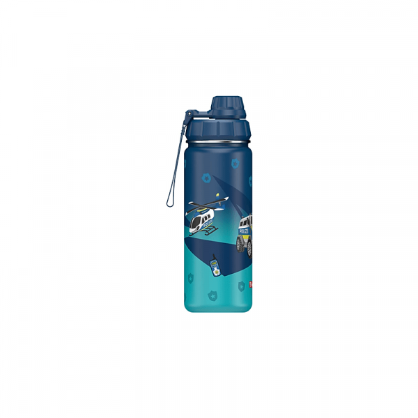 Step by Step Edelstahl-Trinkflasche Police