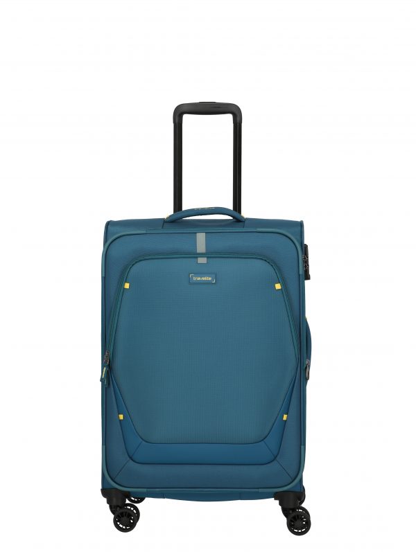 Travelite Umbria Trolley M Weichgepäck 4R petrol, 09194822