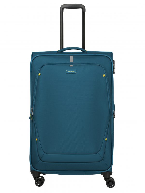 Travelite Umbria Trolley L Weichgepäck 4R petrol, 09194922