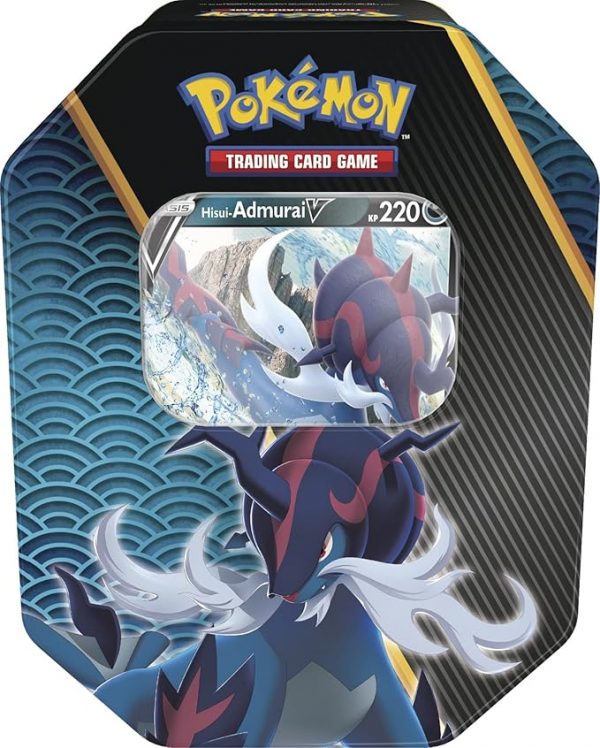 Pokémon Tin Box 210-45376 Hisui-AdmuraiV (DE,NEU, OVP)