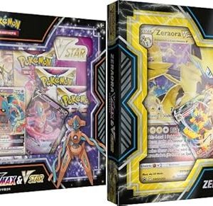 Pokémon Kollektion-Kampfbox, Zeraora-VMAX & VSTAR / Deoxys-VMAX & VSTAR, 290-45425, (DE,NEU,OVP)
