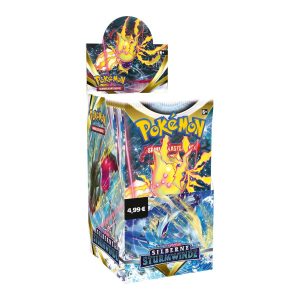 Pokemon 18-er Booster a10Ka., Silberne Sturmwinde, 183-45749-18, (DE,Neu,OVP)