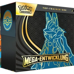 Pokémon Top Trainer Box Mega-Entwicklung 01 Lucario, 10-10047-112, (DEU,NEU,OVP)