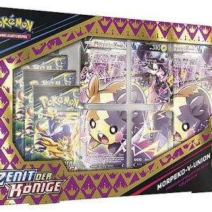 Pokémon Zenit der Könige Premium-Kollektion, Morpeko-V-UNION, 290-45465, (DE,NEU,OVP)