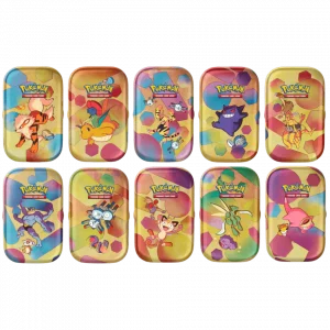Pokémon Mini Tin Box, 210-45553, Karmesin & Purpur, (DE,NEU,OVP)
