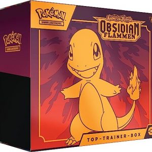Pokémon Top Trainer Box K&P, Obsidian Flammen, 186-45725, (DEU,NEU,OVP)