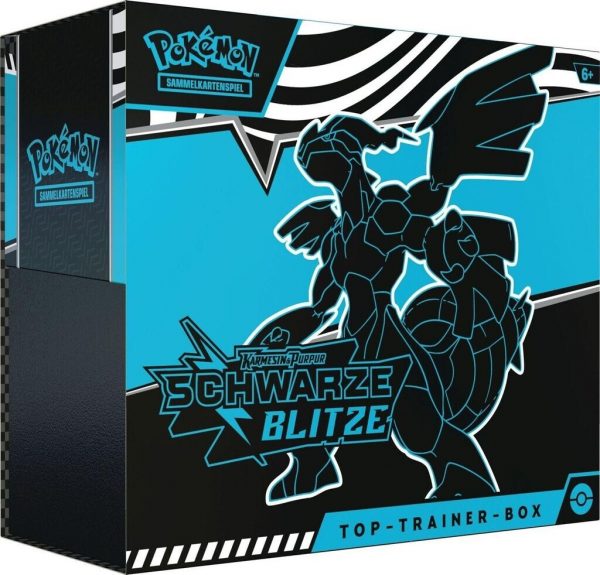 Pokémon Top Trainer Box K&P, Schwarze Blitze, 10-10037-115, (DEU,NEU,OVP)