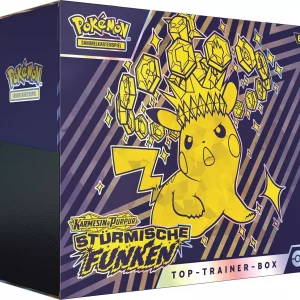 Pokémon Top Trainer Box K&P, Stürmische Funken, 191-45956, (DEU,NEU,OVP)