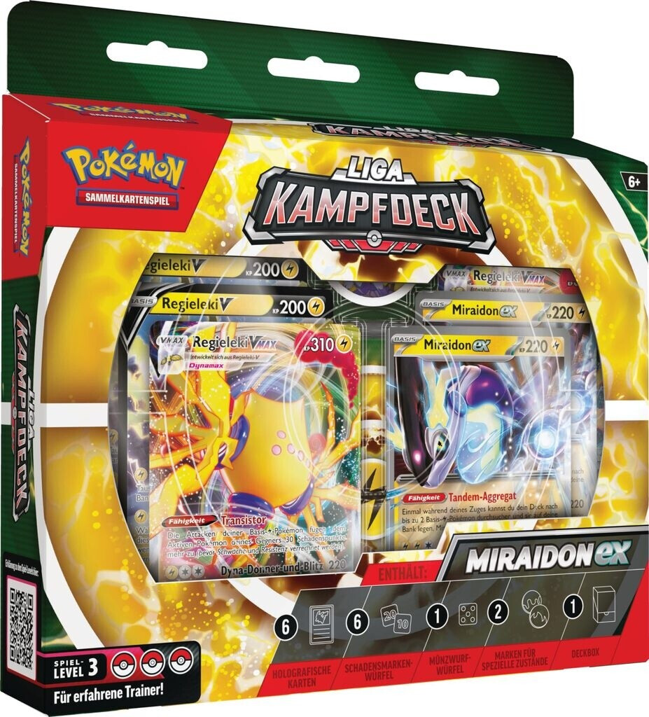 Pokémon Liga Kampfdeck Miraidon-ex, 290-45528, (DEU,NEU,OVP)