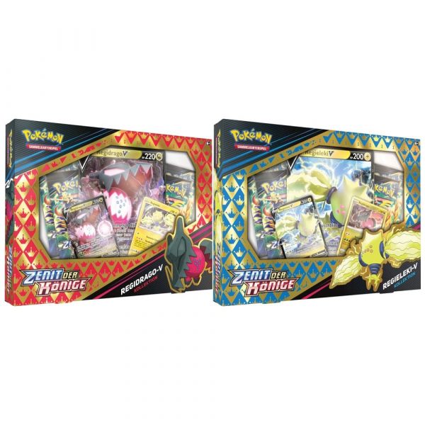 Pokémon Kollektion Zenit der Könige Regidrago-V o. Regielki-V , 290-45460, (DE,NEU,OVP)