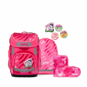 Ergobag Cubo KuntBärbuntes Einhorn 2026, Set 5-tlg. 01512-90160-10