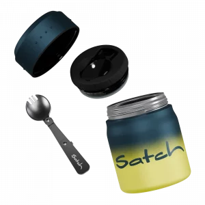 Satch Thermo Lunchbox Blue Graffiti 01662-90244-10