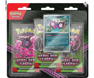 Pokemon 3-er Booster a10Ka., Nebel der Sagen, 290-45974, (DE,Neu,OVP)